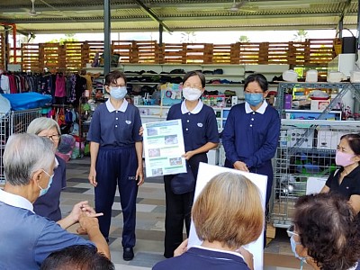 A visit to Tzu Chi recycling center by Visitation Church Recycling team on 31/5/2023